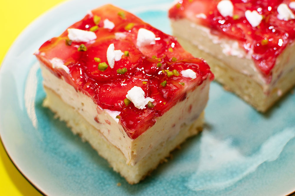 Erdbeer-Blechkuchen