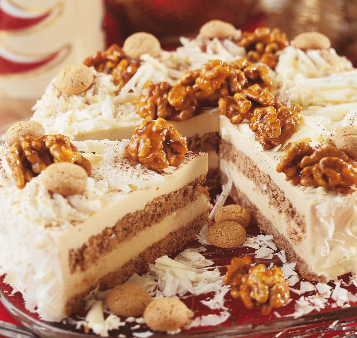 Walnuss-Karamell Torte