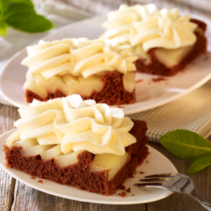 Birnen-Schokoladenschnitten