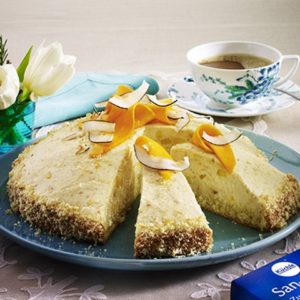 Mango-Kokos-Kuppeltorte