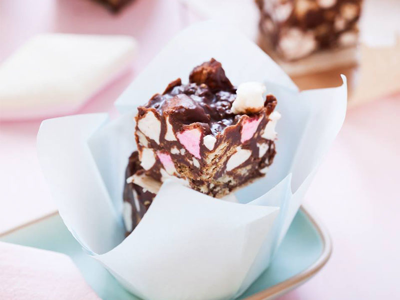 Marshmallow-Schokowürfel