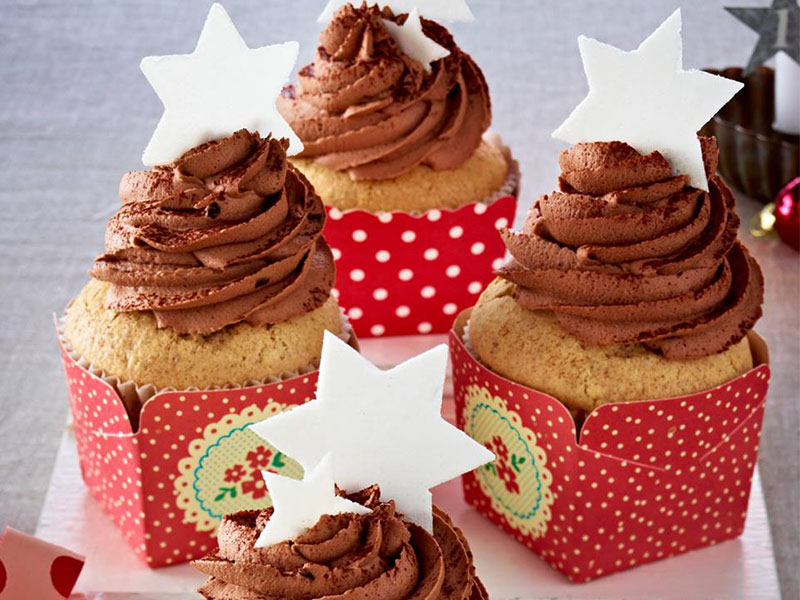 Schokoladen-Lebkuchen-Muffins