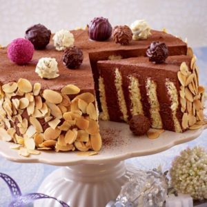 Trüffel-Wickeltorte