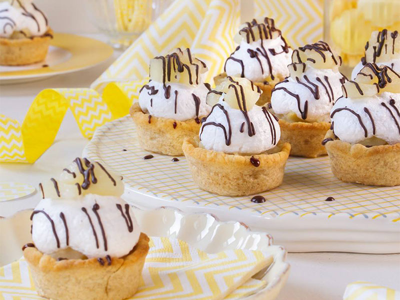 Vegane Birnentartelettes