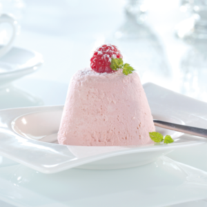 Vegane Himbeermousse