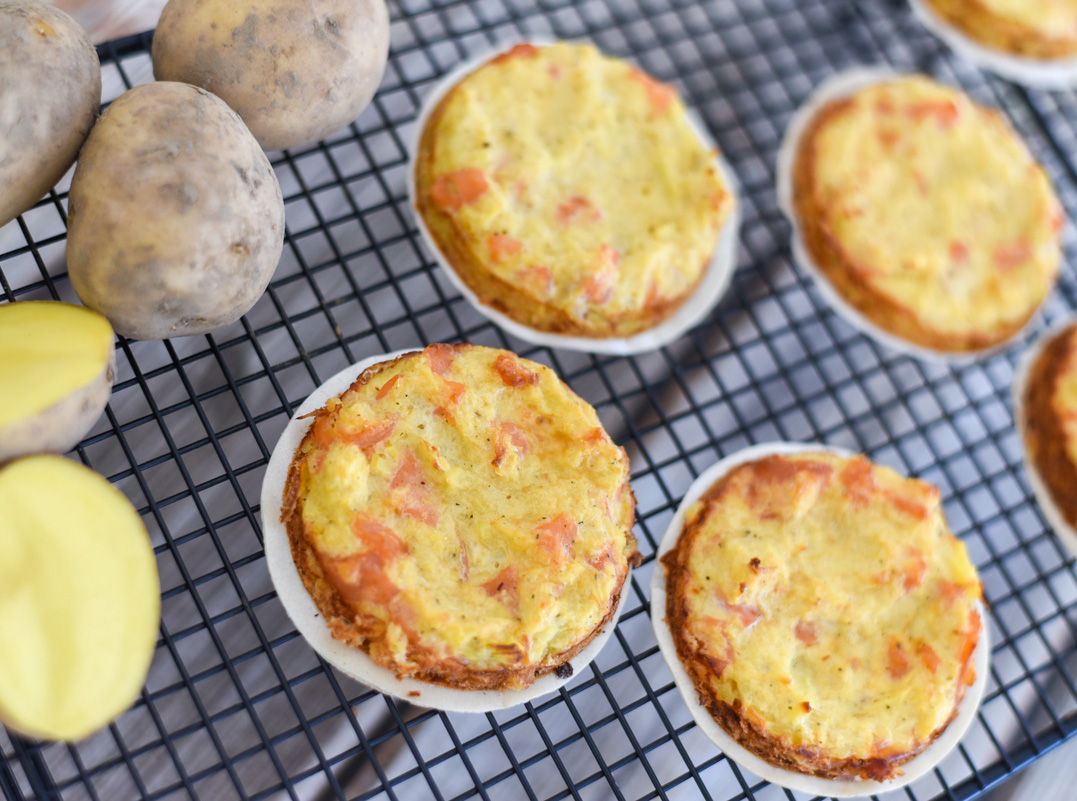 Mini Quiche Lachs-Kartoffel