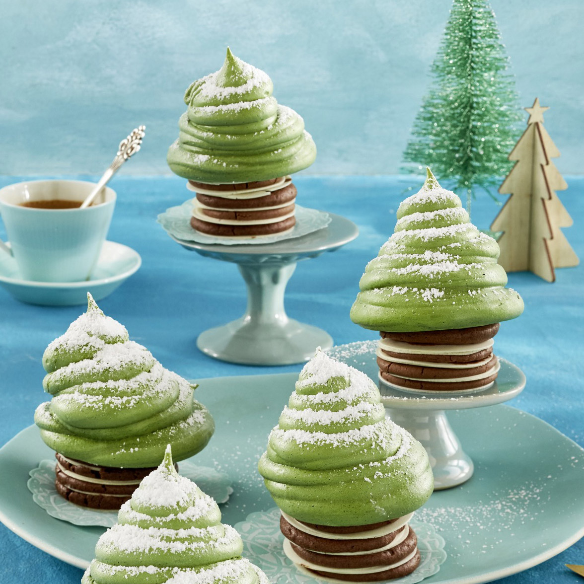 Weihnachtsbaum-Plätzchen