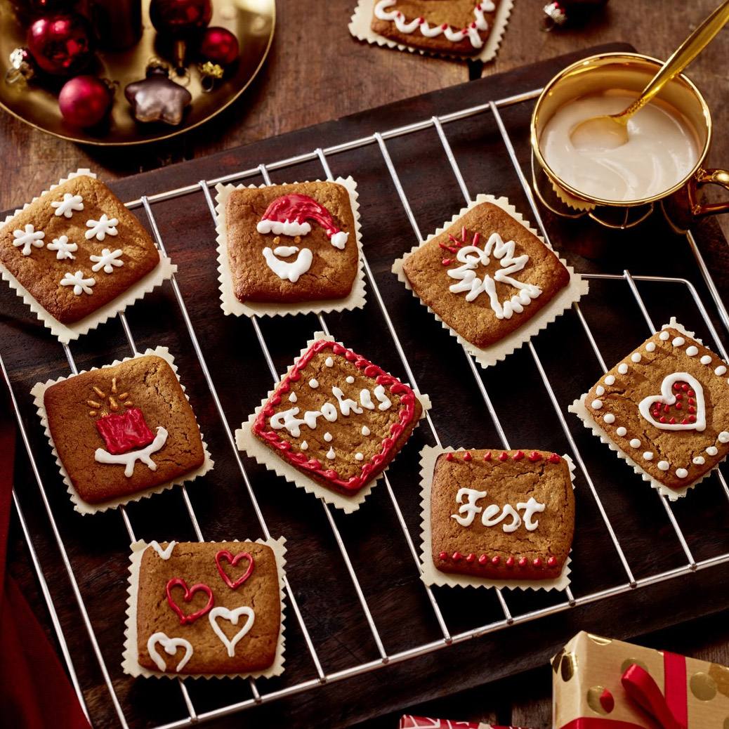 Weihnachtsgrüße aus Lebkuchen